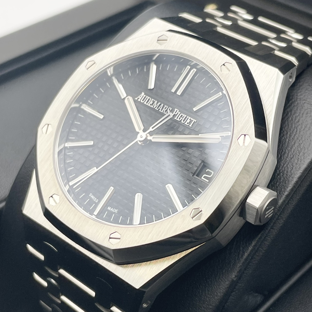 ��25ǯ8���顪�ۥ����ǥޥԥ� ������륪���� 15510ST.OO.1320ST.07 �֥�å� 41mm