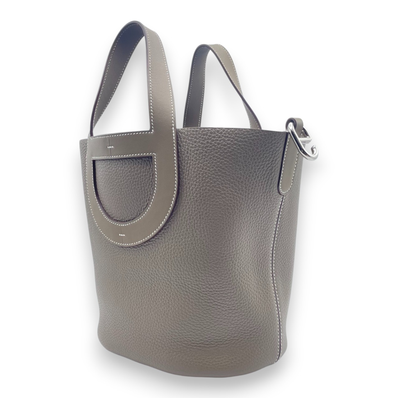 エルメス インザループ 23 エトゥープ トリヨンクレマンス シルバー