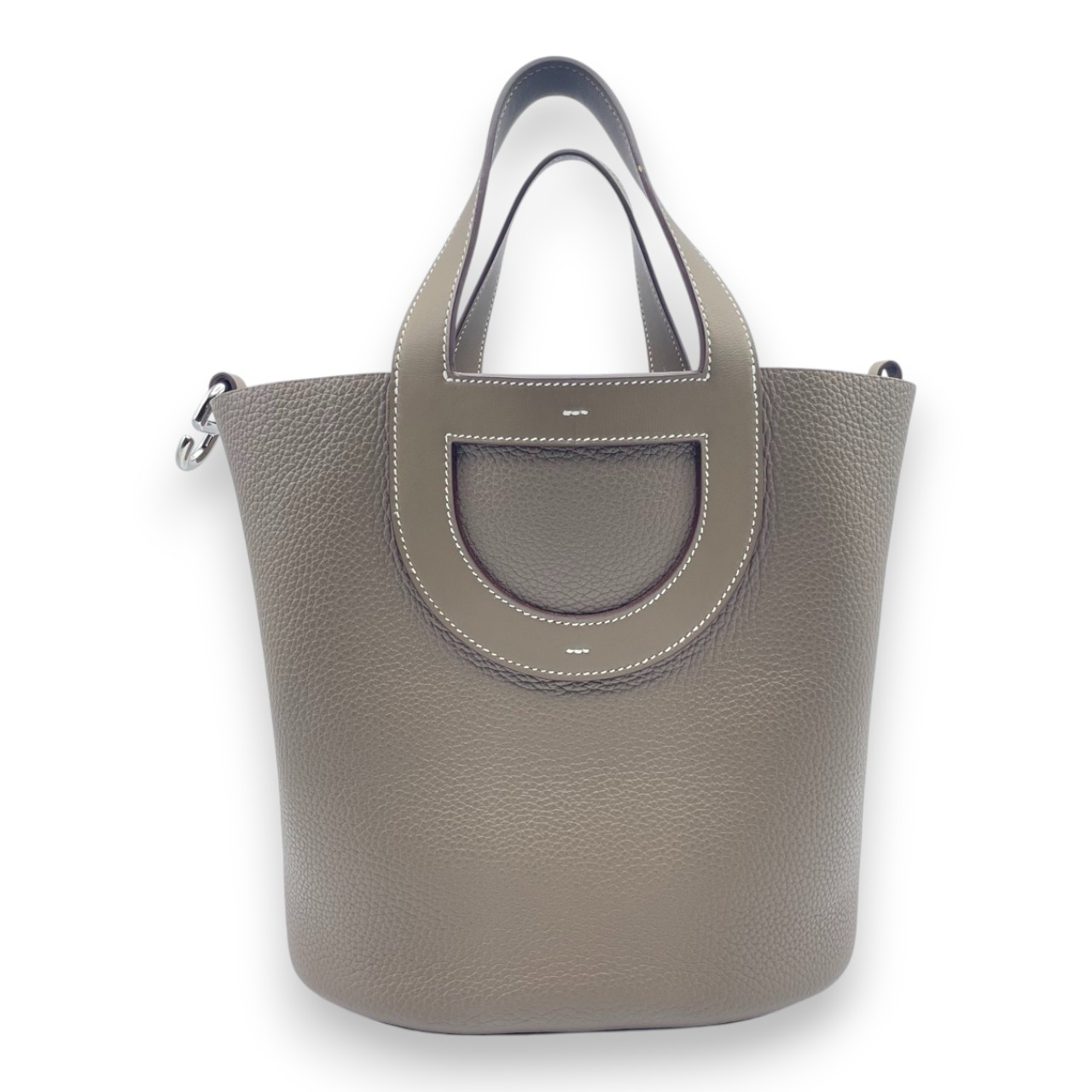 エルメス インザループ 23 エトゥープ トリヨンクレマンス シルバー