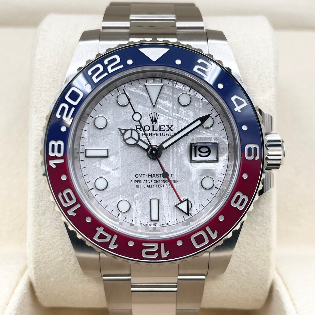 �ڴ��������ץ�ǥ롪�ۥ���å��� GMT�ޥ�����II 126719BLRO ��ƥ��饤�� �ۥ磻�ȥ������ 40mm