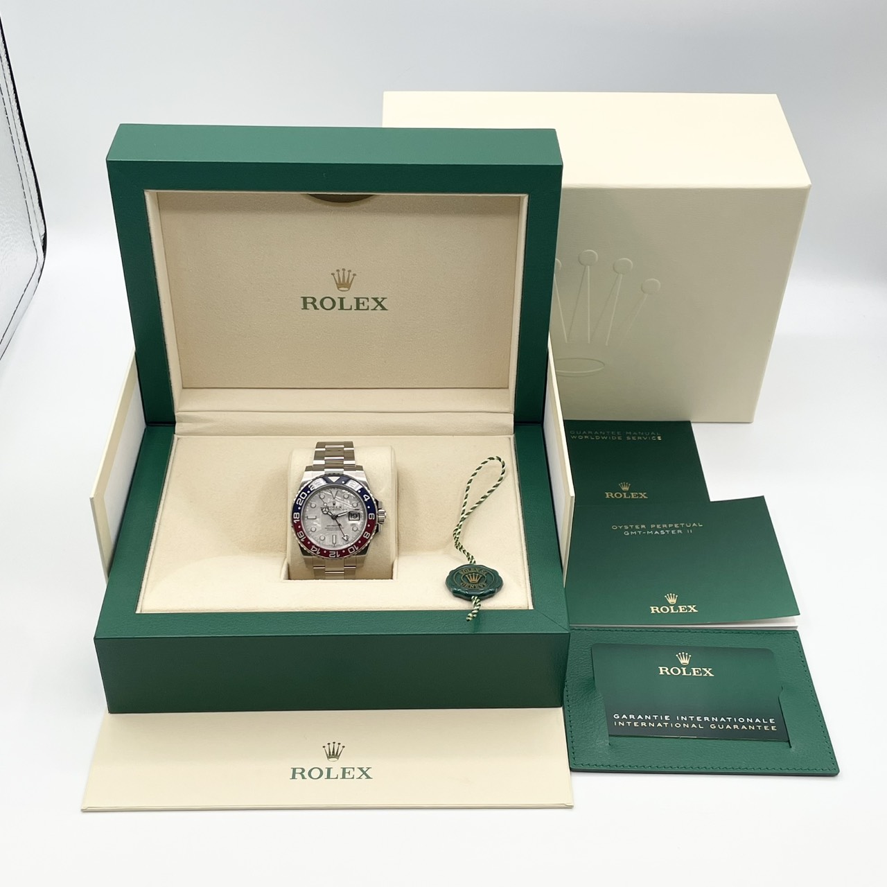 �ڴ��������ץ�ǥ롪�ۥ���å��� GMT�ޥ�����II 126719BLRO ��ƥ��饤�� �ۥ磻�ȥ������ 40mm