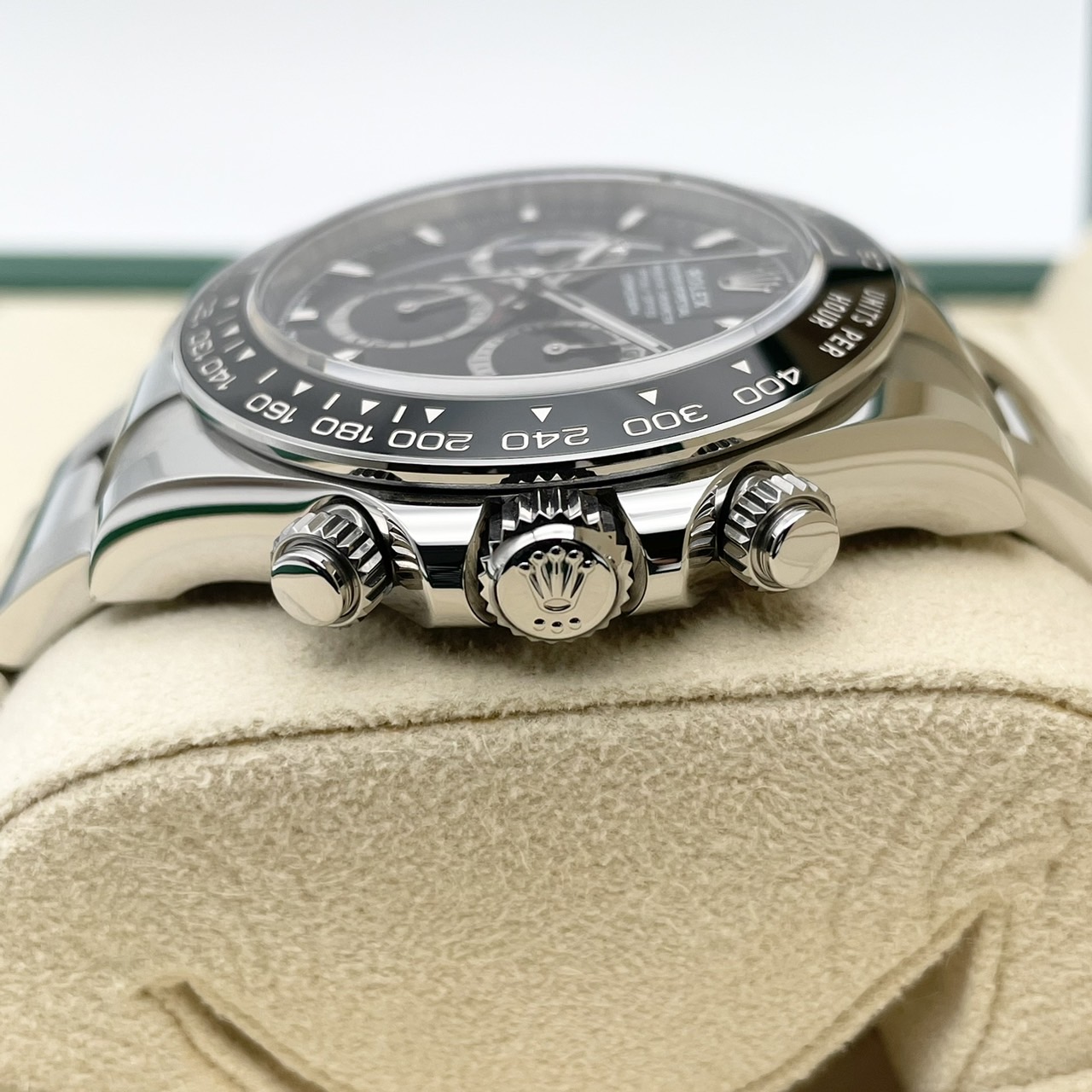 ����å��� �ǥ��ȥ� 126500LN  �֥�å� ���ƥ�쥹�������� �����������֥쥹 40mm
