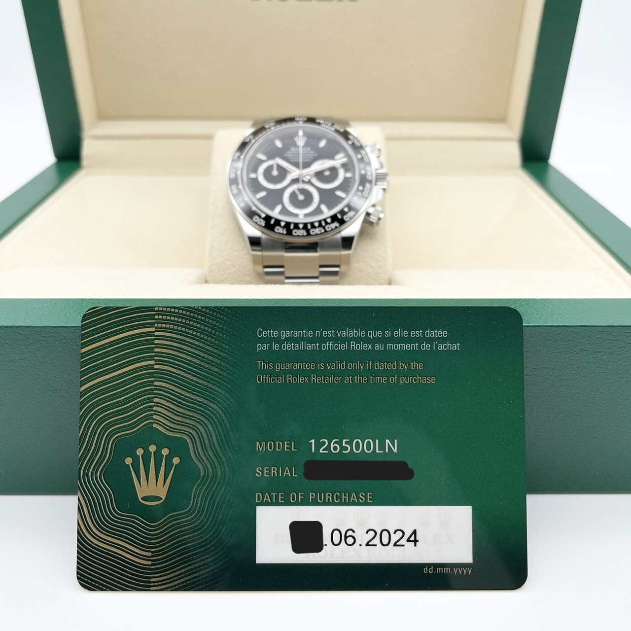 ����å��� �ǥ��ȥ� 126500LN  �֥�å� ���ƥ�쥹�������� �����������֥쥹 40mm