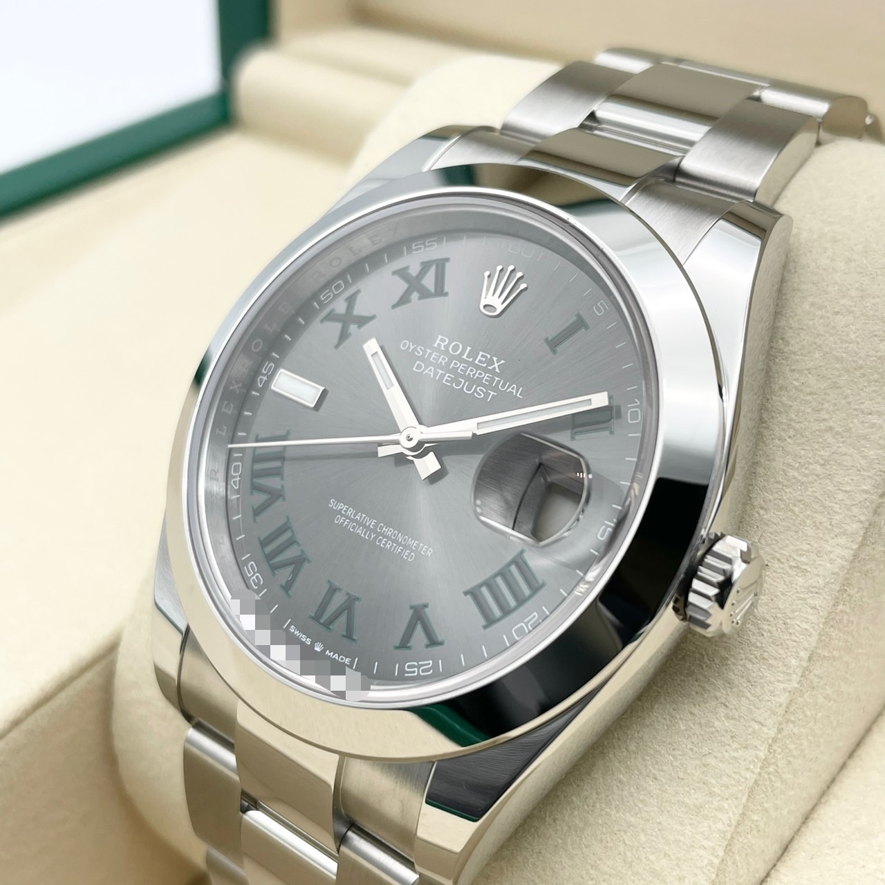 ������ڤ��ò��ۥ���å��� �ǥ��ȥ��㥹�� 126300 ���졼�ȥ����ޥ� �����������֥쥹��å�  41mm