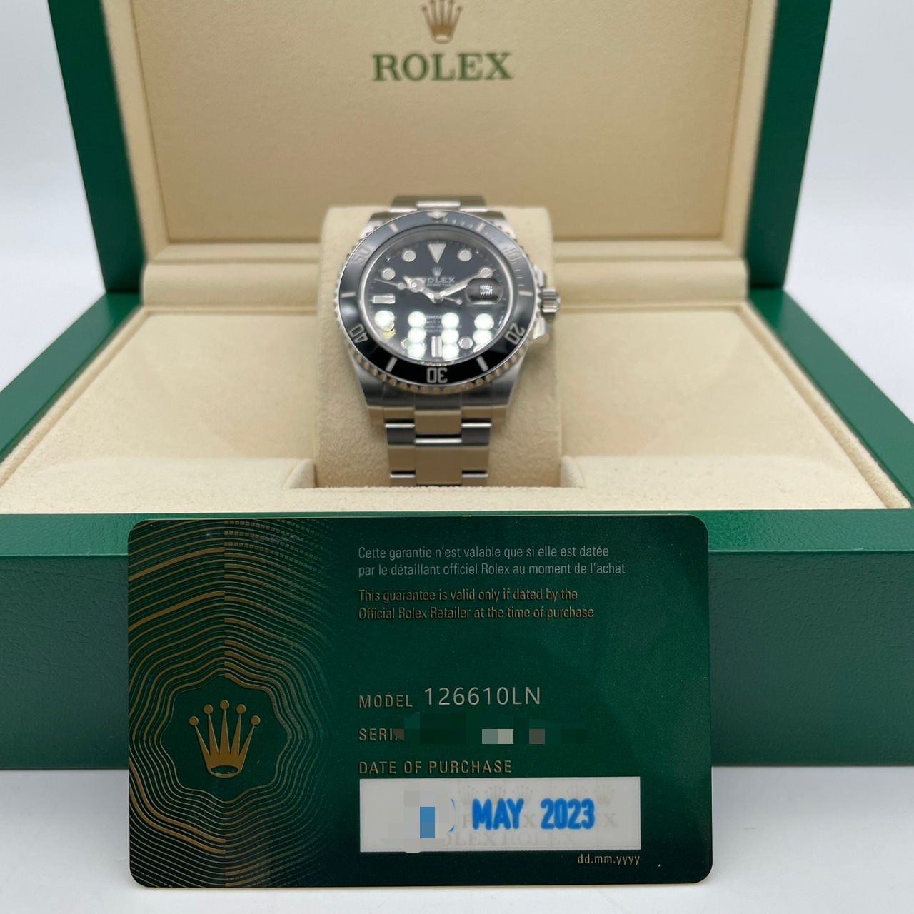 ����å��� ���֥ޥ꡼�ʡ��ǥ��� 126610LN �֥�å� 41mm