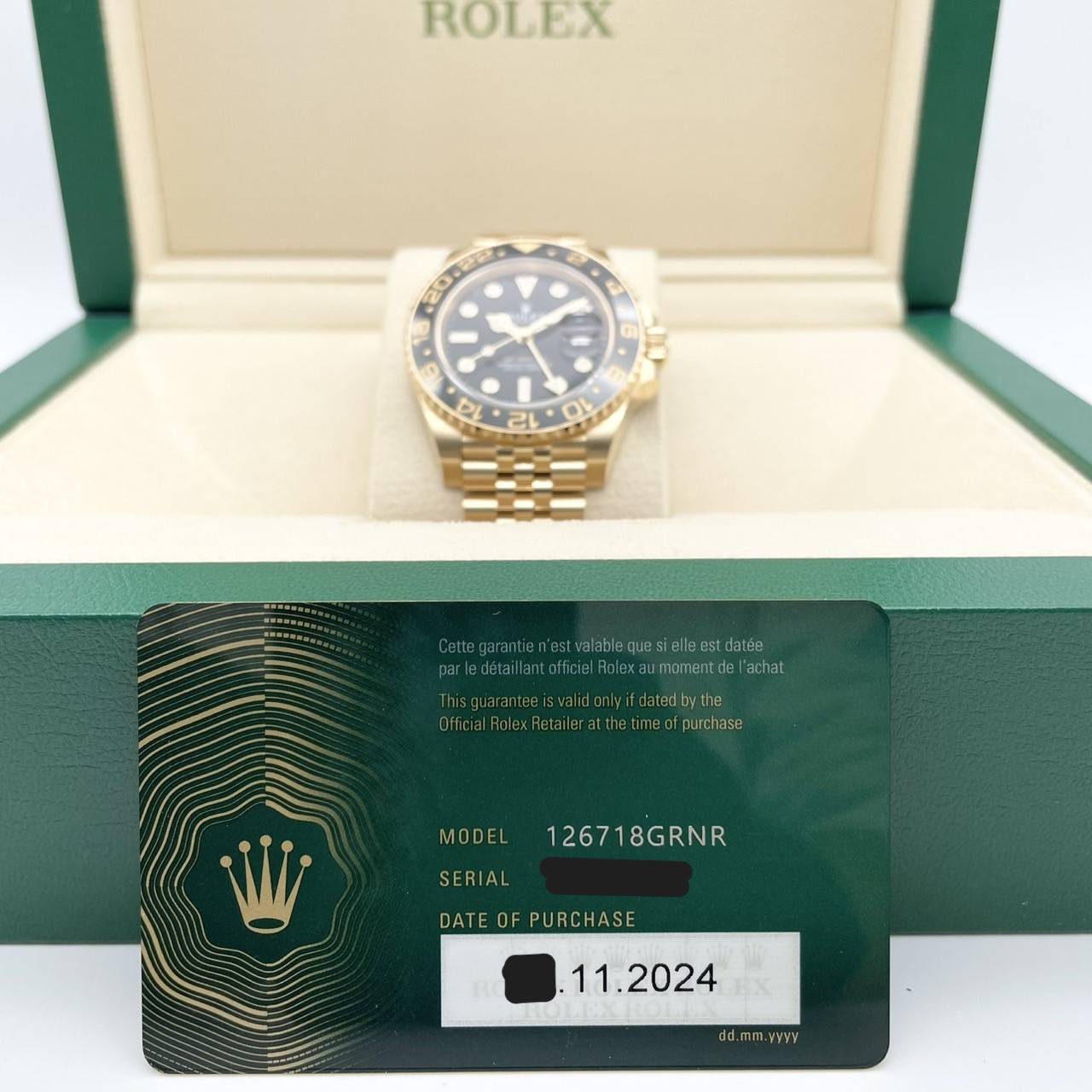 ڥꥹޥ12/25ޤǡۥå GMTޥII 126718GRNR ӥ꡼֥쥹å ֥å 40mm