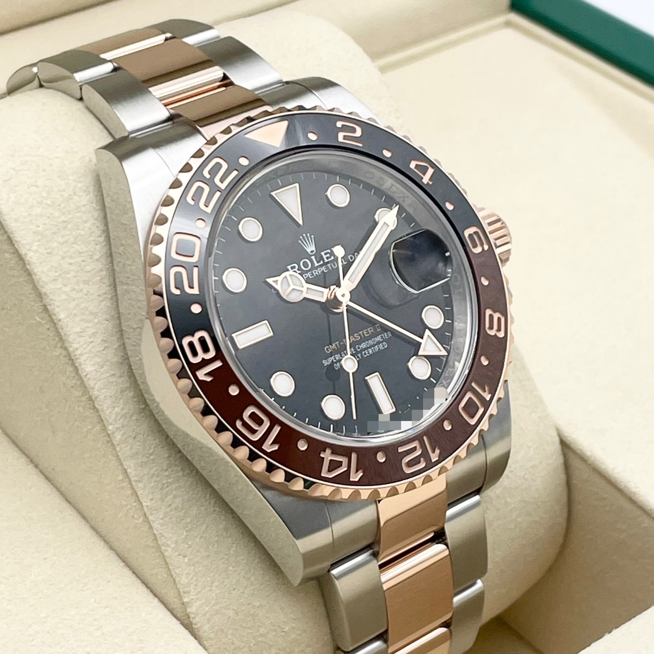 �ڸ����ò��ۥ���å��� GMT�ޥ�����II 126711CHNR �֥�å� 40mm