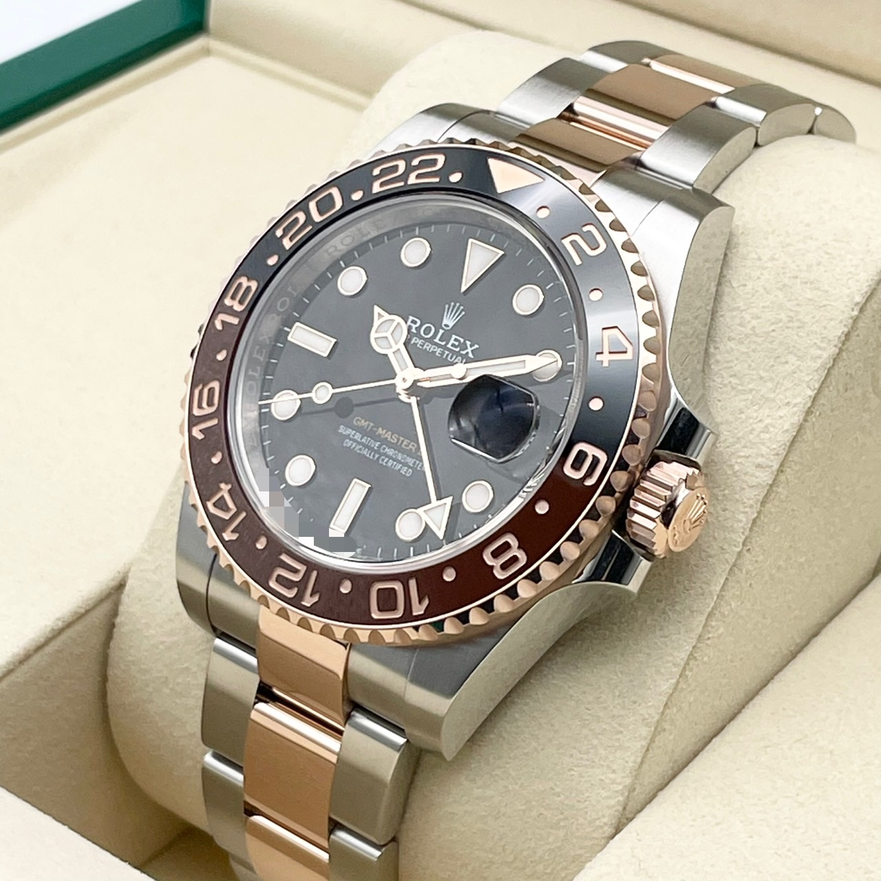 �ڸ����ò��ۥ���å��� GMT�ޥ�����II 126711CHNR �֥�å� 40mm