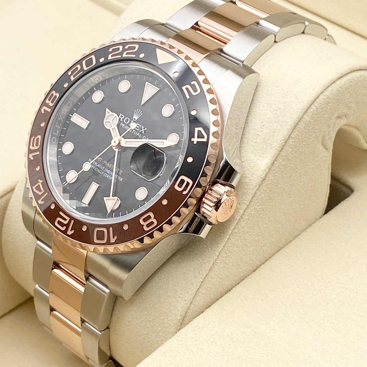 ������ڤ��ò��ۥ���å��� GMT�ޥ�����II 126711CHNR �֥�å� 40mm