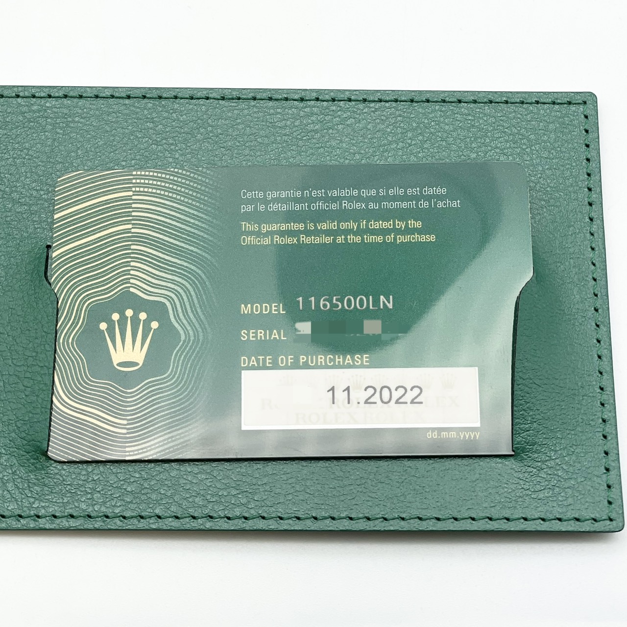 �����ѡ��ۥ���å��� �ǥ��ȥ� 116500LN �֥�å� �����������֥쥹��å� 40mm