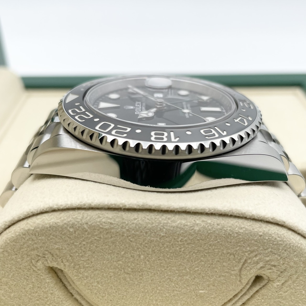 ����å��� GMT�ޥ�����II 126710GRNR �֥�å� ����ӥ꡼�֥쥹 40mm