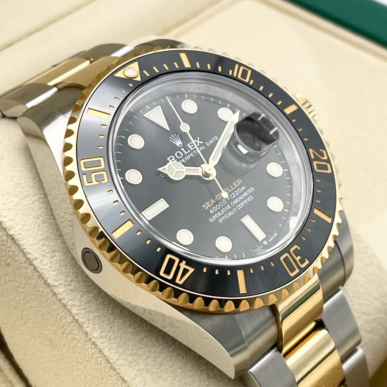 �ڿ��������°���ۥ���å��� �����ɥ����顼 126603 �֥�å� ���ƥ�쥹�������� ��������������� 43mm