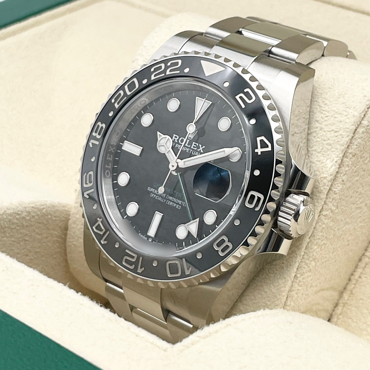 �ڷ���Ф��ò��ۥ���å��� GMT�ޥ�����II 126710GRNR �֥�å� �����������֥쥹 40mm