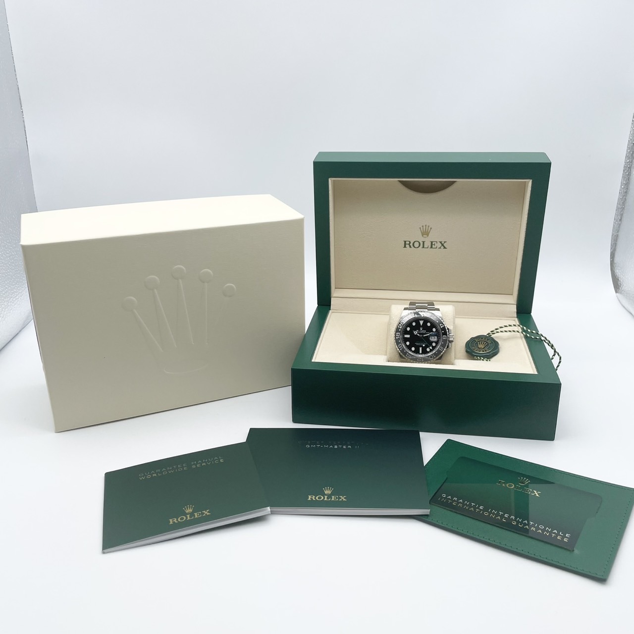 �ڷ���Ф��ò��ۥ���å��� GMT�ޥ�����II 126710GRNR �֥�å� �����������֥쥹 40mm