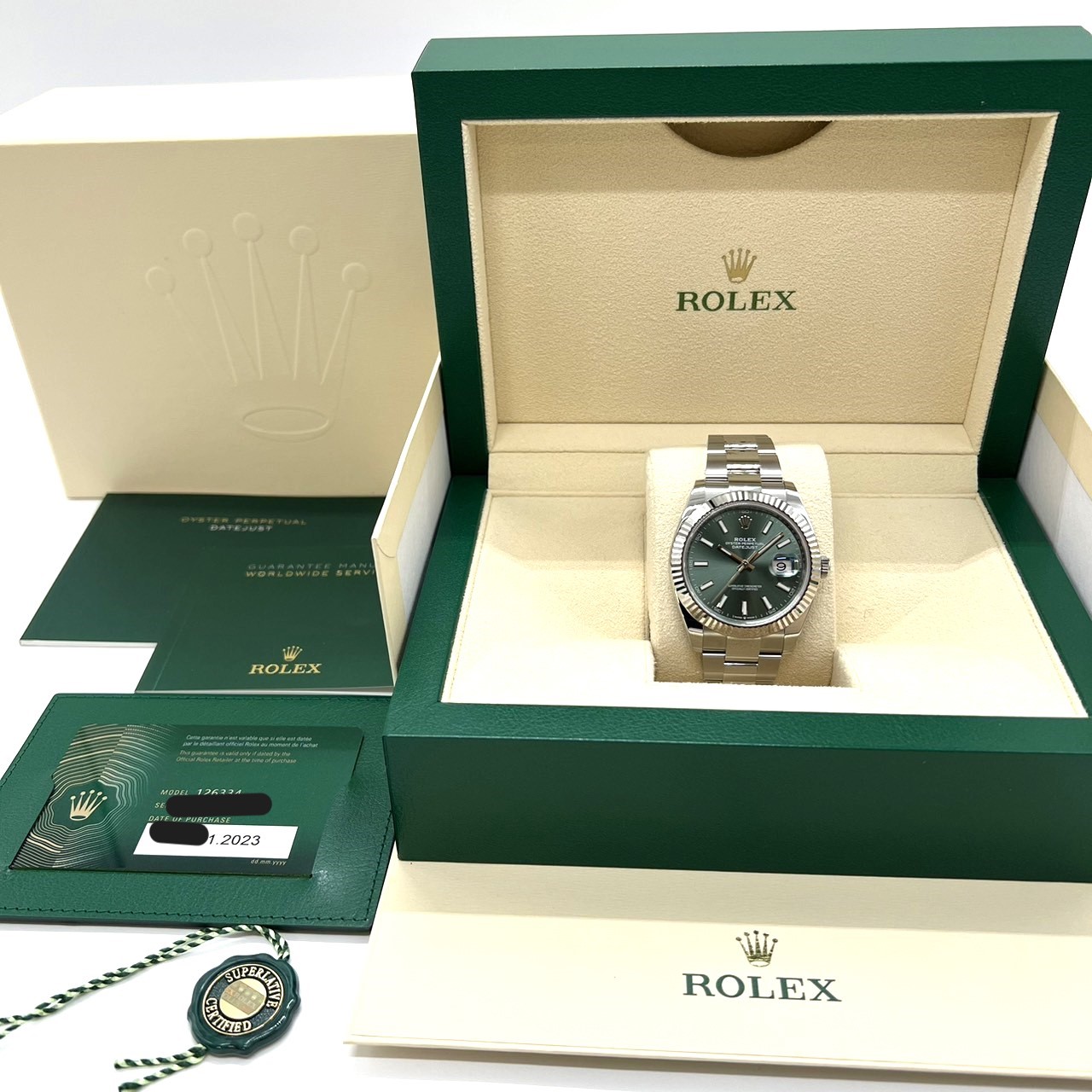 ����å��� �ǥ��ȥ��㥹�� 126334 �ߥ�ȥ��꡼�� �����������֥쥹 41mm