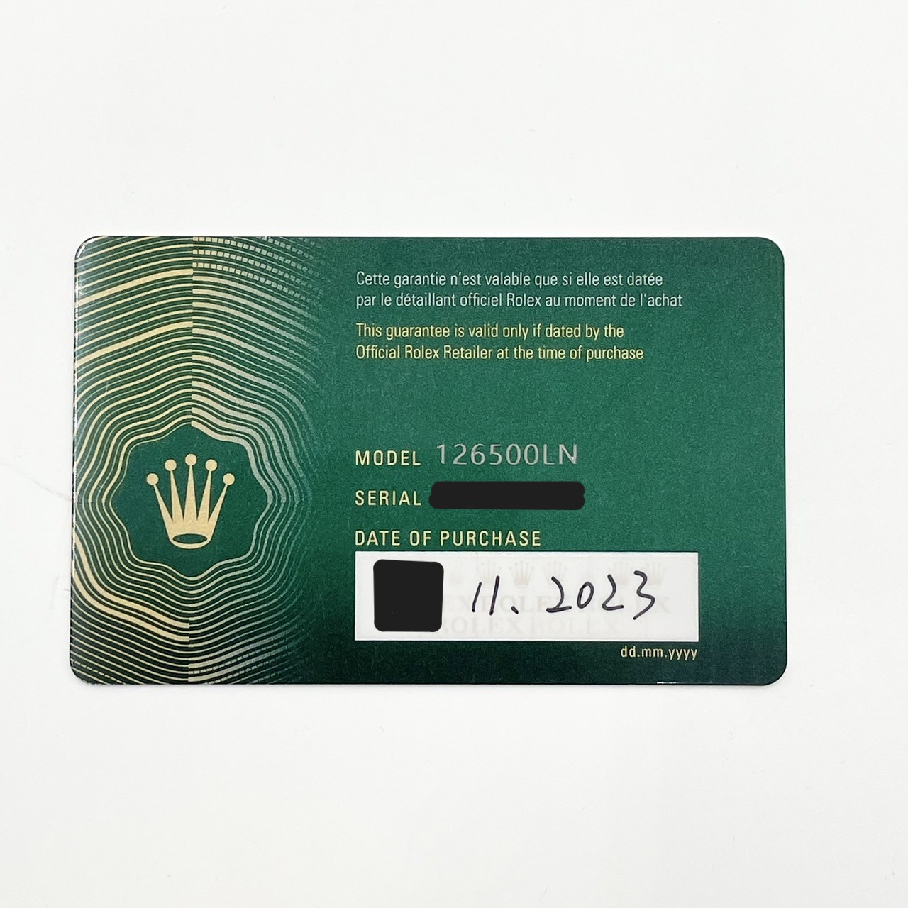 ��2023ǯ����ۥ���å��� �ǥ��ȥ� 126500LN �����������֥쥹��å� �֥�å� 40mm