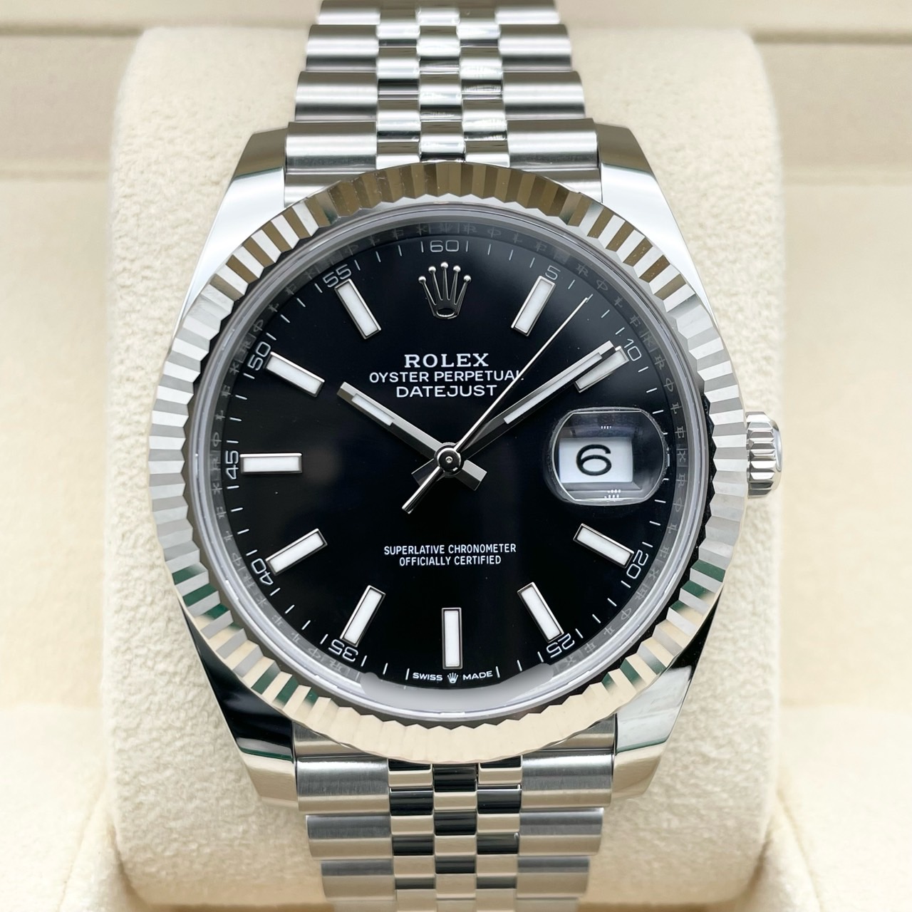 ����å��� �ǥ��ȥ��㥹�� 126334 �֥�å� ����ӥ꡼�֥쥹 41mm