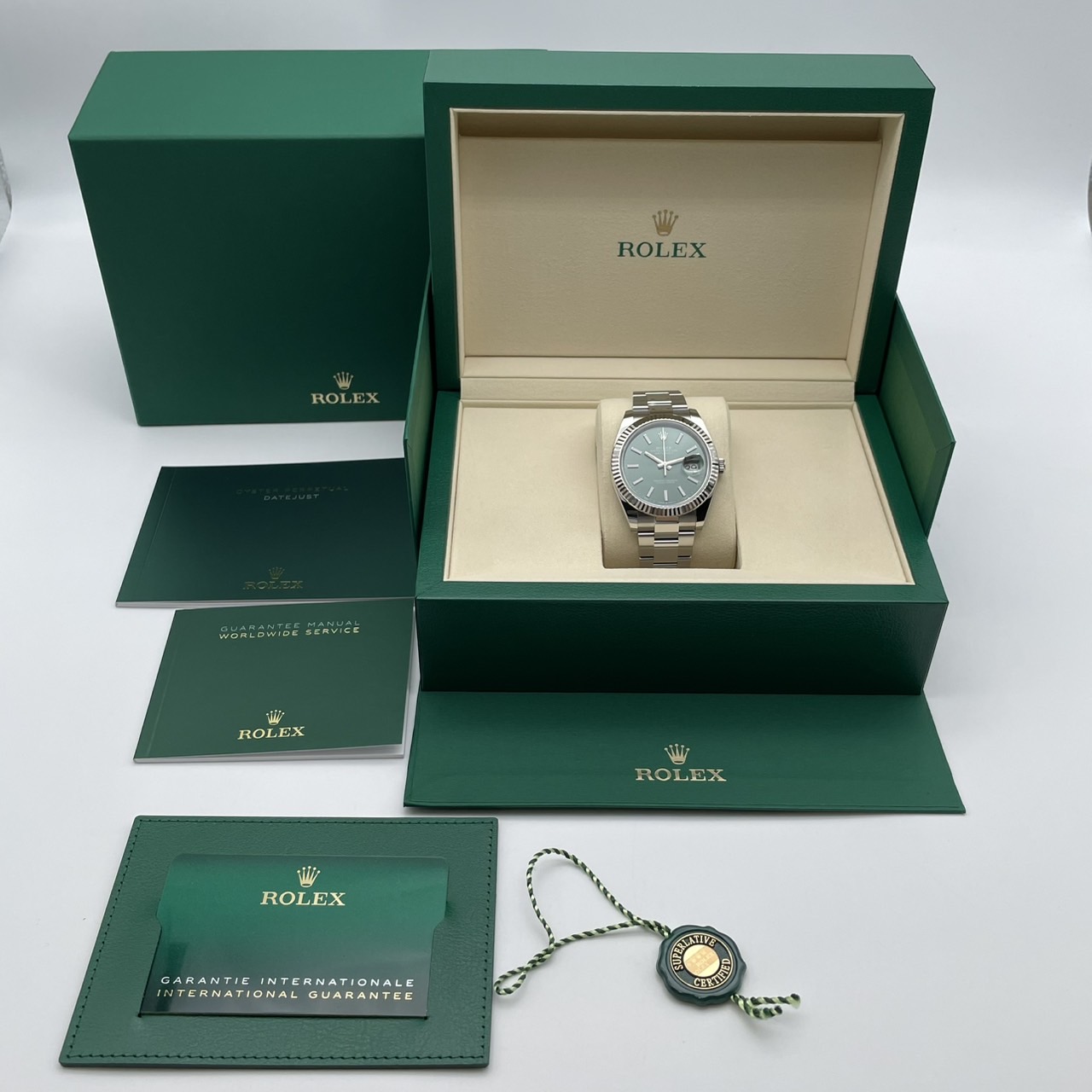 ��25ǯ8���顪�ۥ���å��� �ǥ��ȥ��㥹�� 126334 �ߥ�ȥ��꡼�� �����������֥쥹 41mm