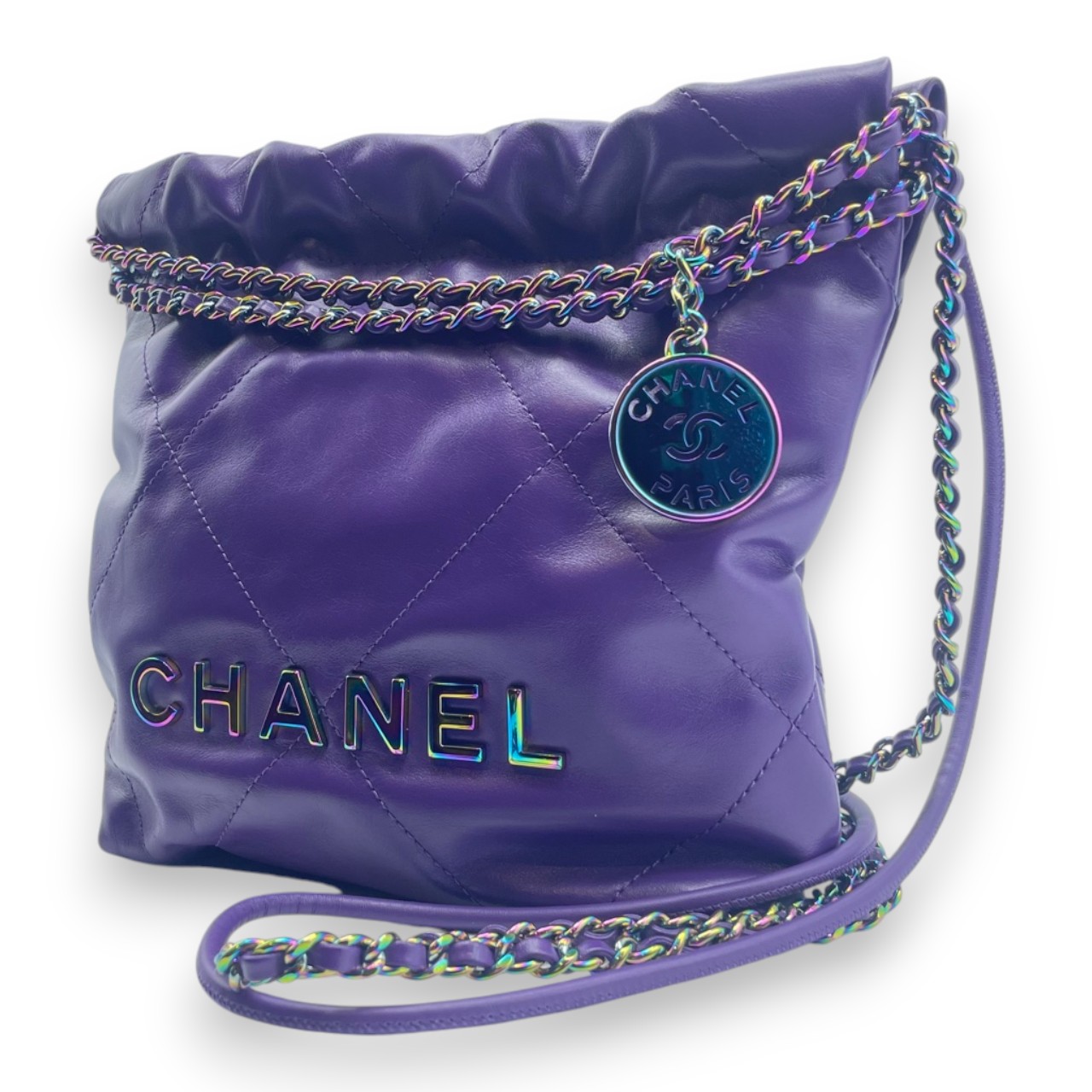 ����ͥ� CHANEL22 �ߥ� �ϥ�ɥХå� �ѡ��ץ� ���㥤�ˡ������ե����� �쥤��ܡ����