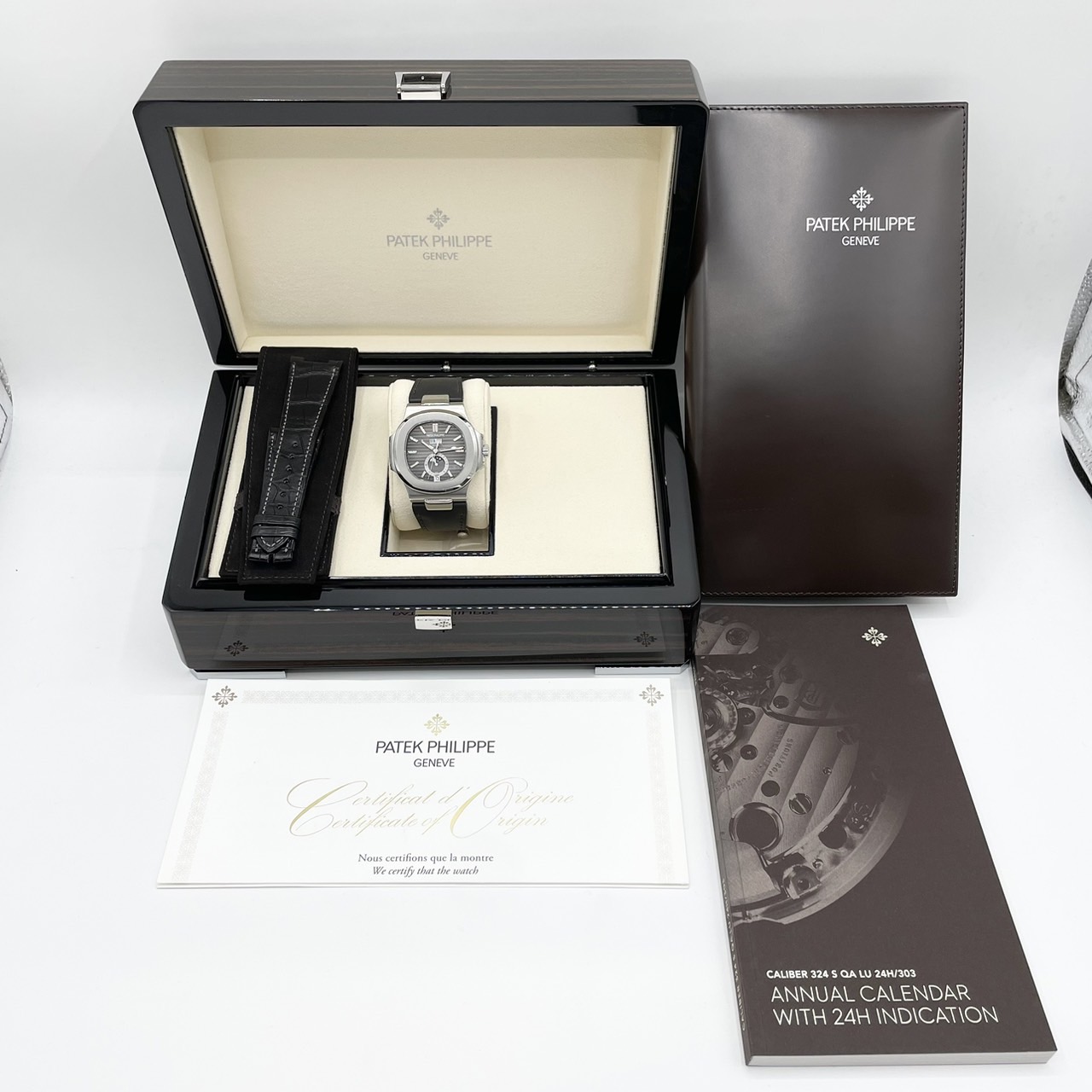 ��11/11(��),12(��) �����ò��ۡڹ�ǯ���ۥѥƥå��ե���å� �Ρ����饹 ���˥奢�륫������ 5726A-001�֥�å� 40.5mm