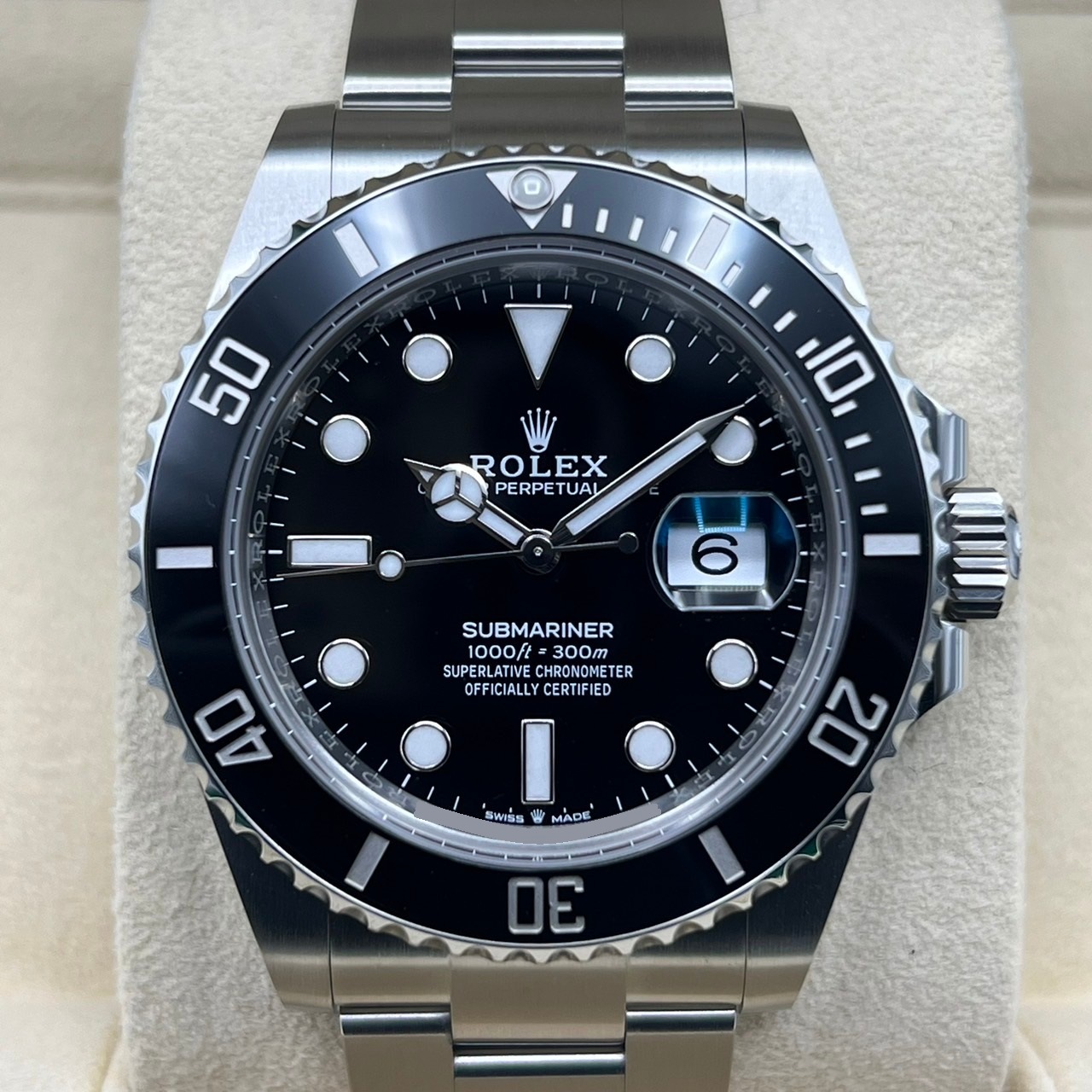 ����å��� ���֥ޥ꡼�ʥǥ��� 126610LN �֥�å� 41mm �����������֥쥹