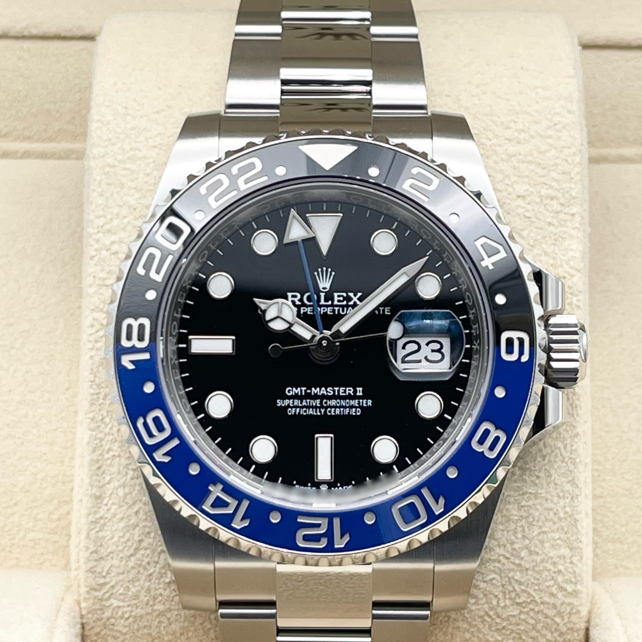 ����å��� GMT�ޥ�����II 126710BLNR �Хåȥޥ� �����������֥쥹 40mm