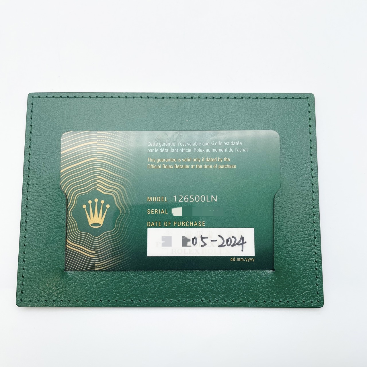 ����å��� �ǥ��ȥ� 126500LN �ۥ磻�� 40mm