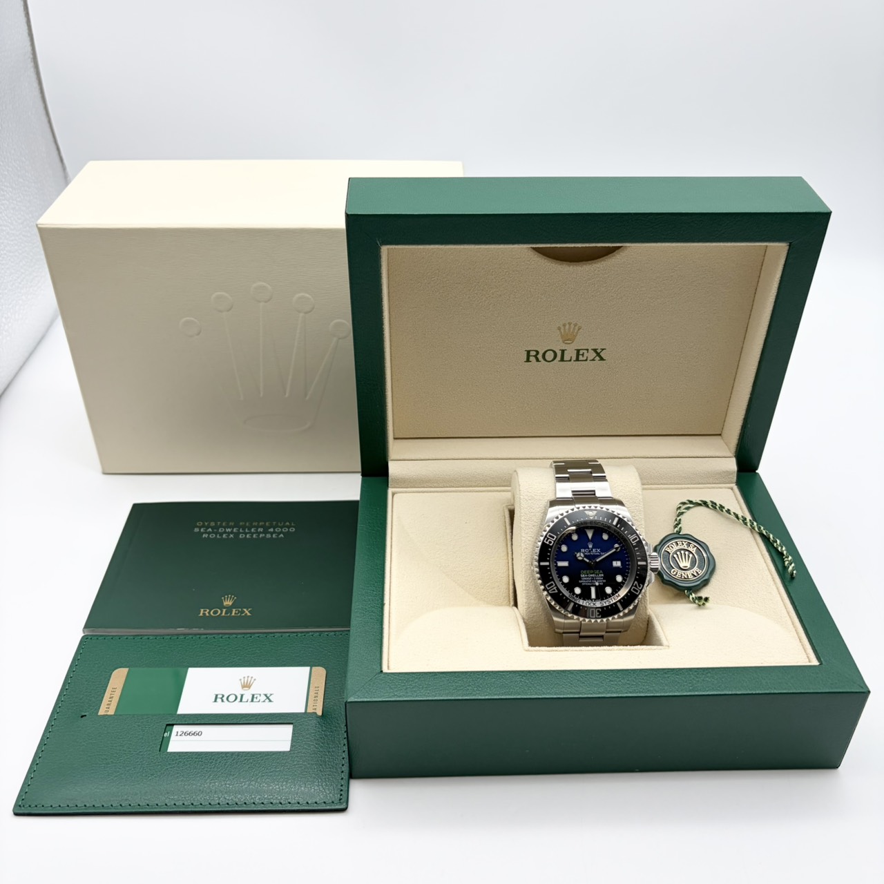 ����å��� �����ɥ����顼 �ǥ����ץ��� 126660 D�֥롼 ���ƥ�쥹�������� 44mm