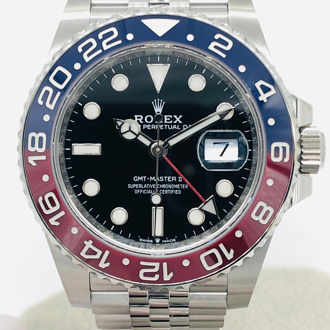 ����å��� GMT�ޥ�����II 126710BLRO ����ӥ꡼�֥쥹��å� �֥�å� �ڥץ� 40mm