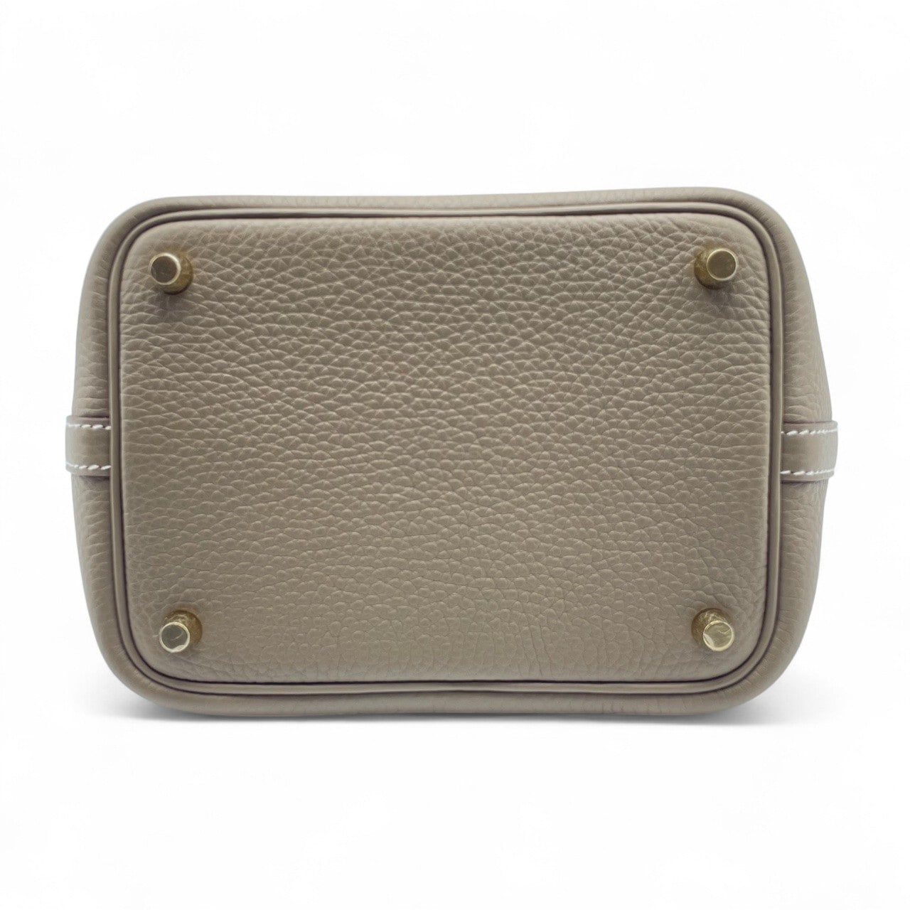 【鍵錠付】 エルメス ピコタンロックPM トリヨンクレマンス エトゥープ □M ピコタン エルメス HERMES ピコタンロック PM 18 ハンドバッグ