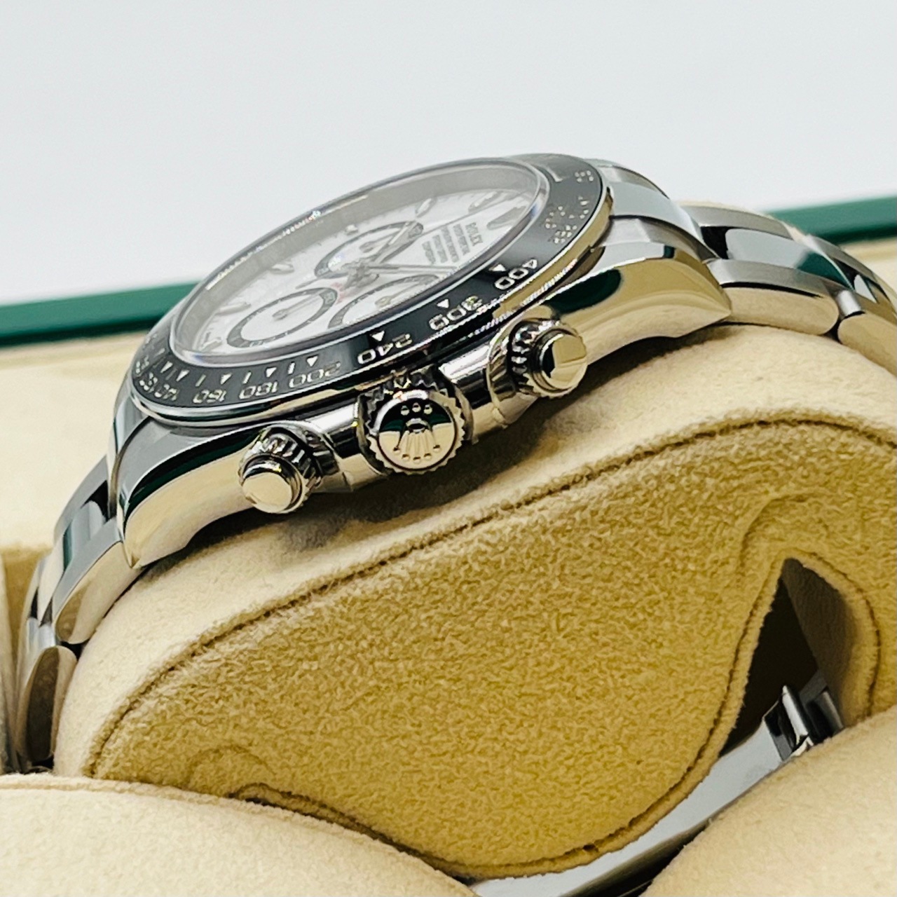 ��2023ǯ����ۥ���å��� �ǥ��ȥ� 126500LN  �ۥ磻�� 40mm ���ƥ�쥹�������� �����������֥쥹