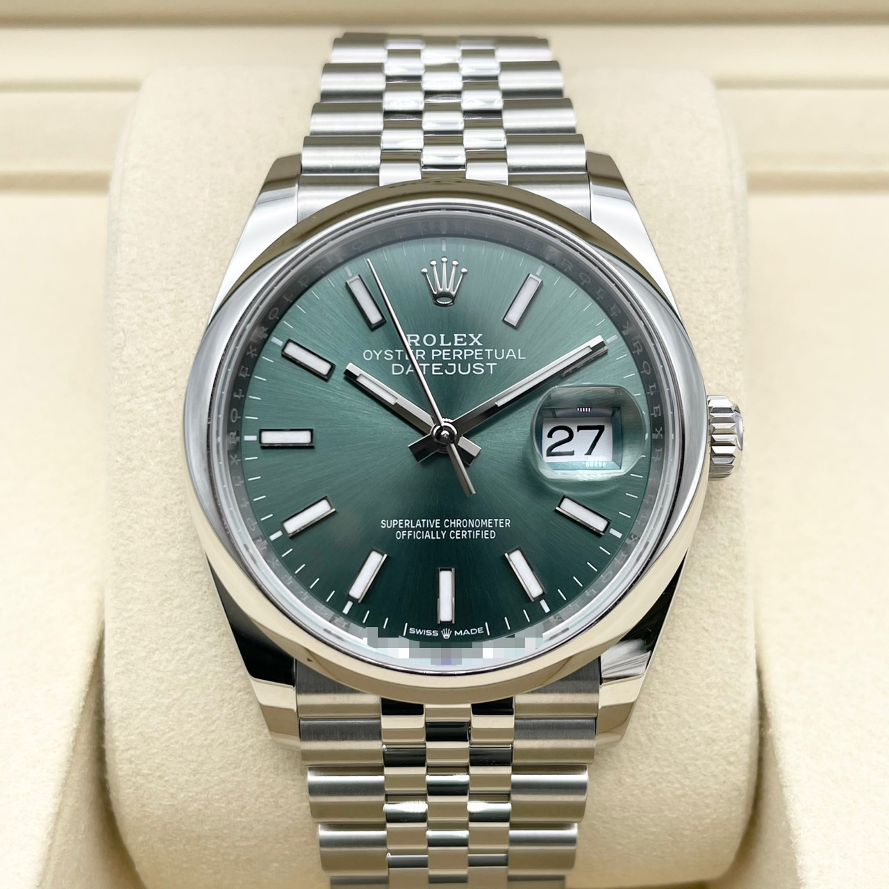 �ڤ��Ͳ����ò��ۡ��ݾڽ�����2025ǯ12��ۥ���å��� �ǥ��ȥ��㥹�� 126200 �ߥ�ȥ��꡼�� ����ӥ꡼�֥쥹 36mm