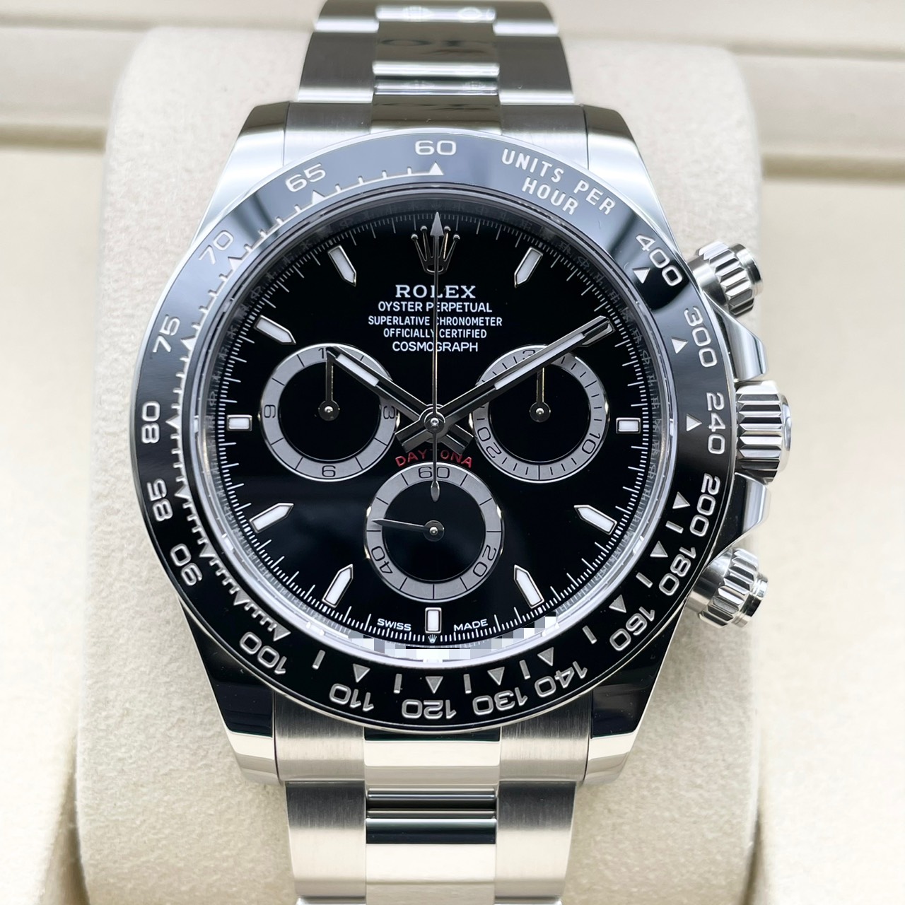 ���ݾڽ�����2026ǯ1��ۡ�̤�����ʥ�٥�ζ����ʡۥ���å��� �ǥ��ȥ� 126500LN �֥�å� ���ƥ�쥹�������� 40mm