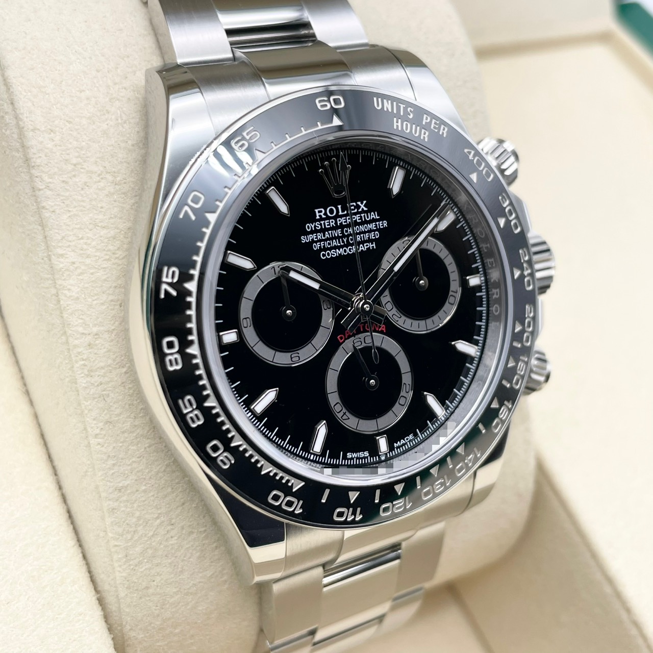 ���ݾڽ�����2026ǯ1��ۡ�̤�����ʥ�٥�ζ����ʡۥ���å��� �ǥ��ȥ� 126500LN �֥�å� ���ƥ�쥹�������� 40mm