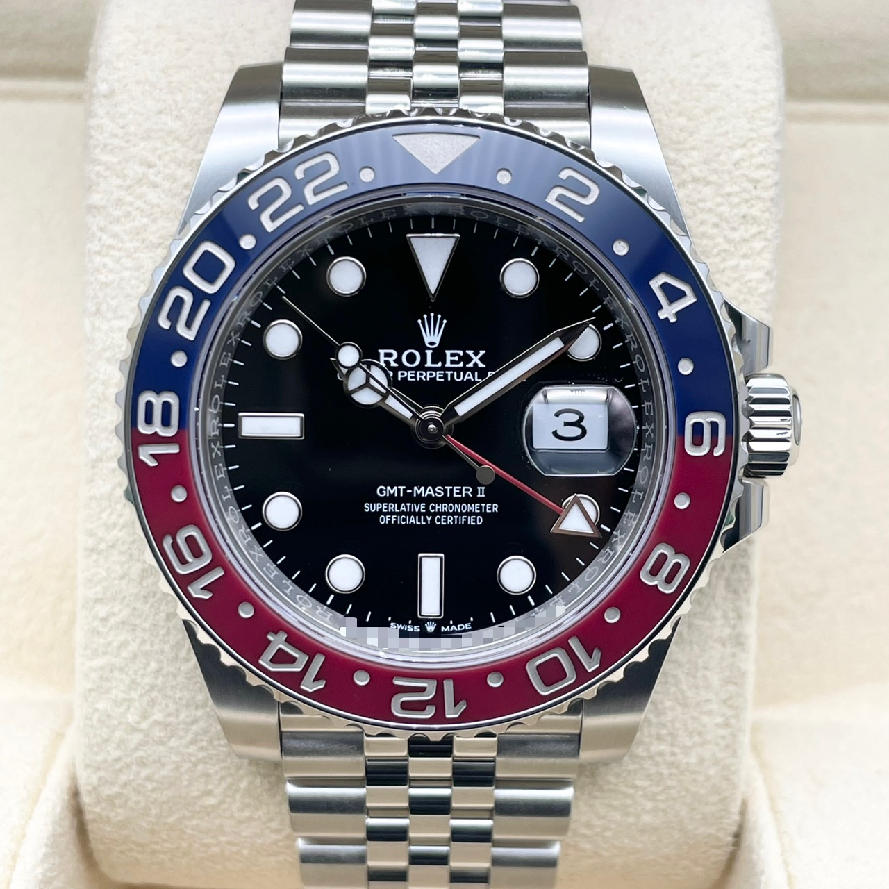 ����å��� GMT�ޥ�����II 126710BLRO �ڥץ� ���ƥ�쥹�������� �֥�å� 40mm