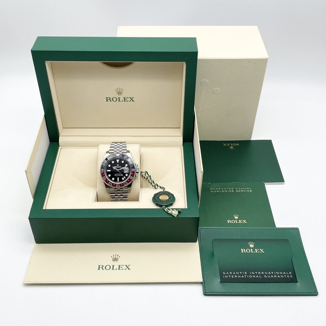����å��� GMT�ޥ�����II 126710BLRO �ڥץ� ���ƥ�쥹�������� �֥�å� 40mm