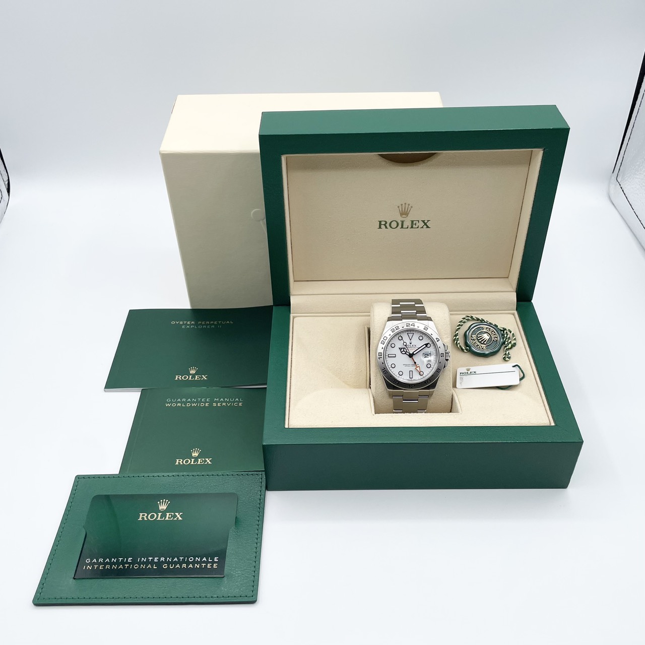 ����å��� �������ץ����顼II 226570 �ۥ磻�� ���ƥ�쥹�������� 42mm