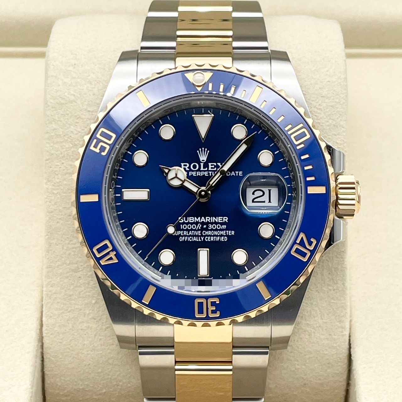 �ڥ��������MAX �͵����ĥ��֡ۥ���å��� ���֥ޥ꡼�� �ǥ��� 126613LB �������֥롼 41mm