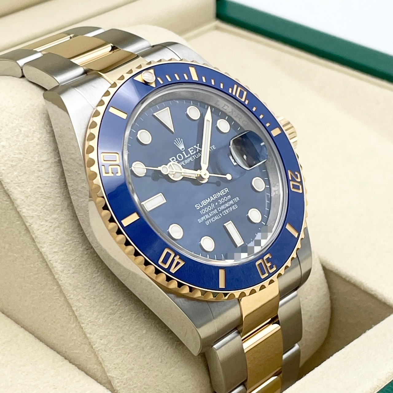 �ڥ��������MAX �͵����ĥ��֡ۥ���å��� ���֥ޥ꡼�� �ǥ��� 126613LB �������֥롼 41mm