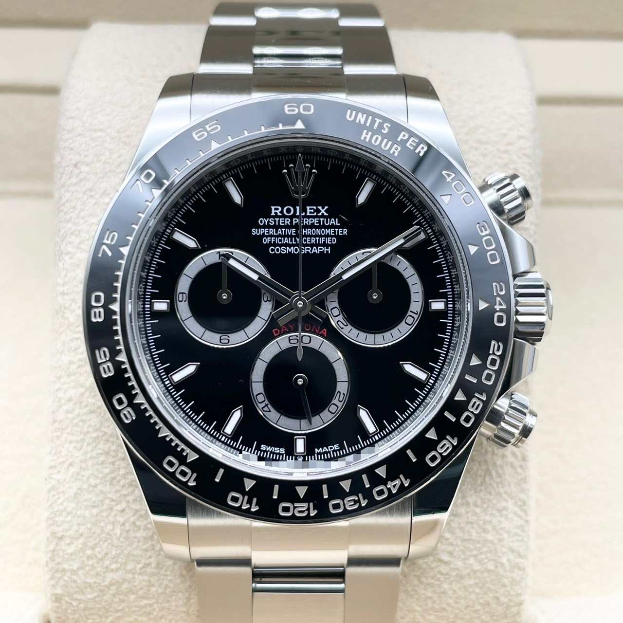����å��� �ǥ��ȥ� 126500LN �֥�å� ���ƥ�쥹�������� �����������֥쥹 40mm