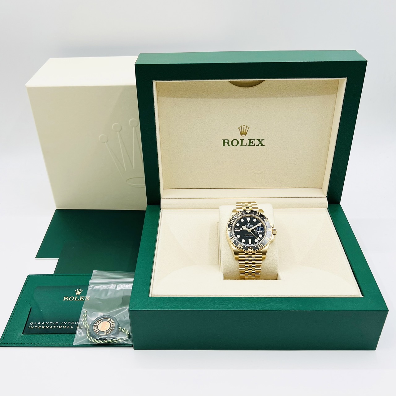 ��2023ǯ����ۥ���å��� GMT�ޥ�����II 126718GRNR ����ӥ꡼�֥쥹��å� �֥�å� 40mm