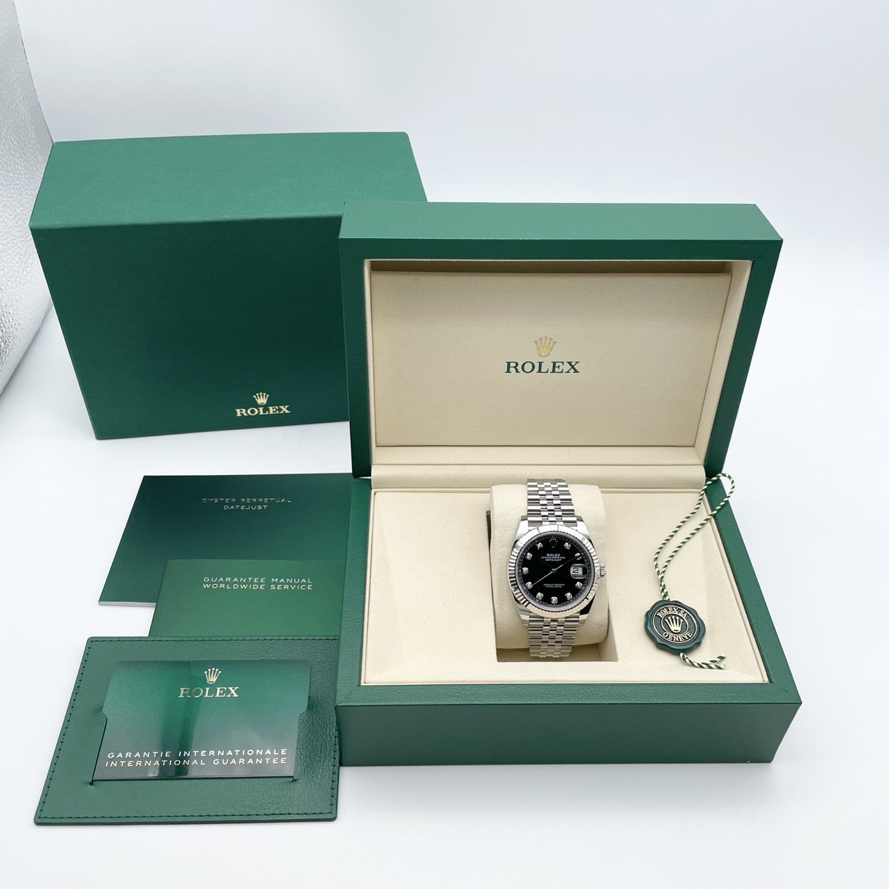 ����å��� �ǥ��ȥ��㥹�� 126334G �֥�å� ����ӥ꡼�֥쥹��å� 41mm