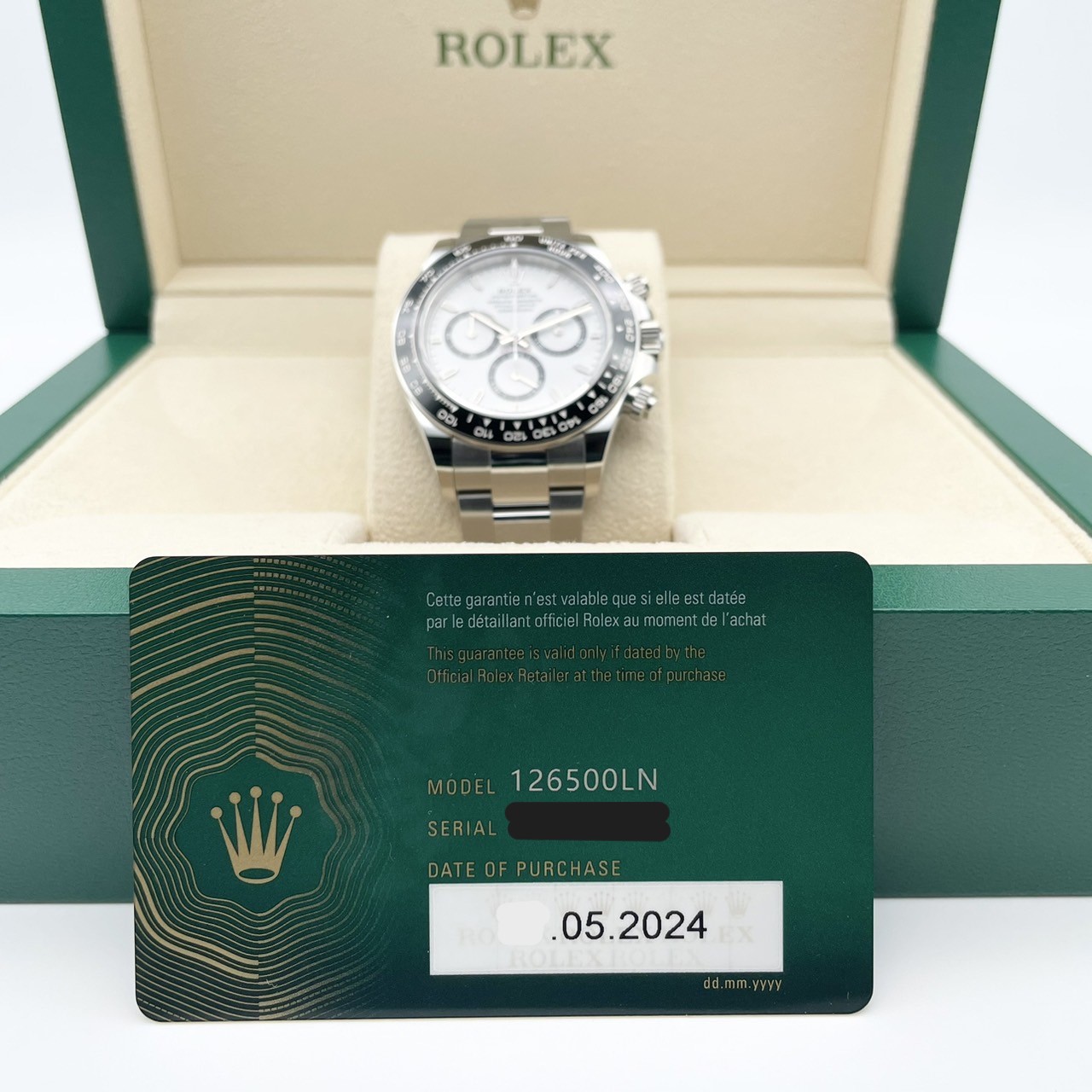 ����å��� �ǥ��ȥ� 126500LN  �ۥ磻�� 40mm