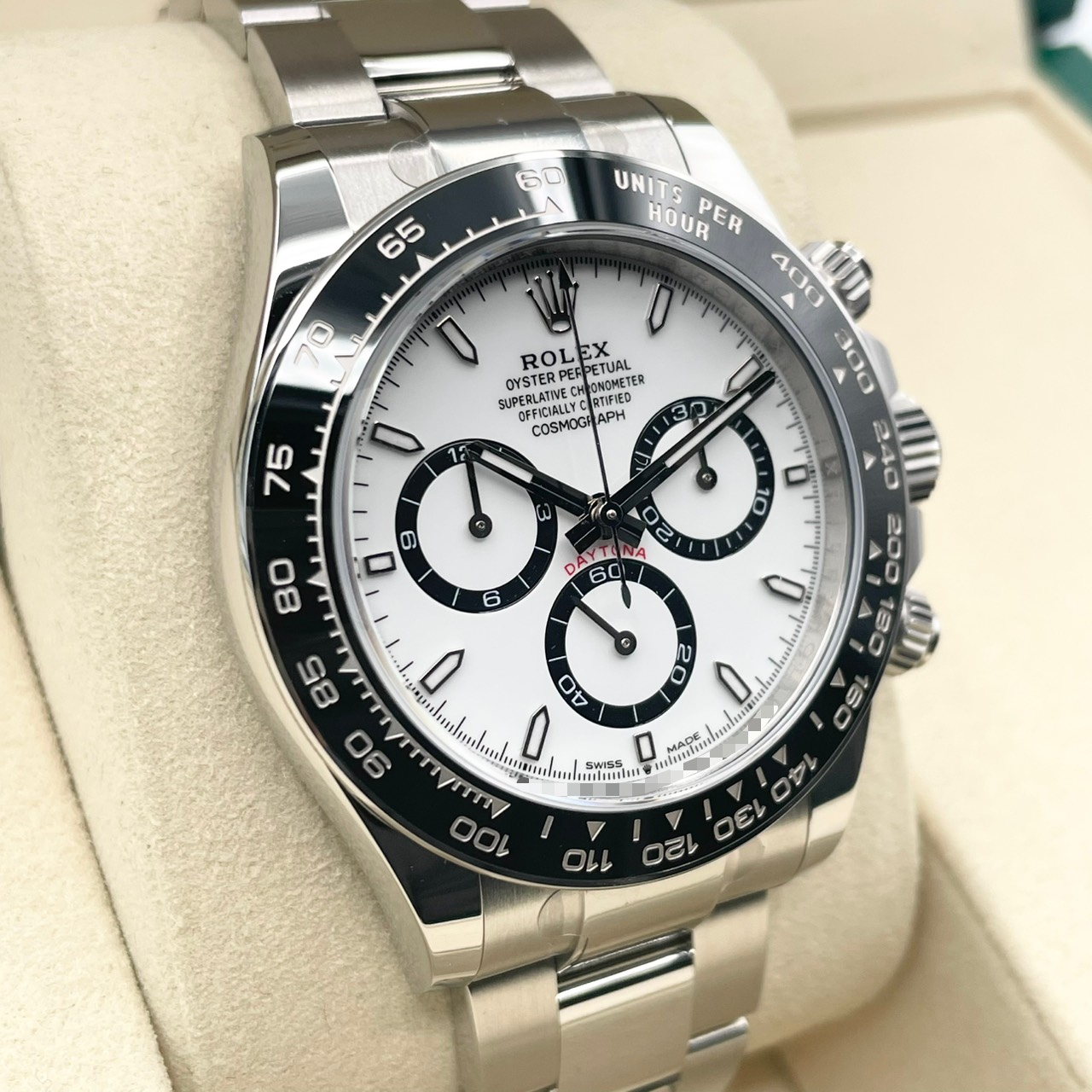 ���ݾڽ�����2026ǯ8��ۥ���å��� �ǥ��ȥ� 126500LN �ۥ磻�� ���ƥ�쥹�������� 40mm