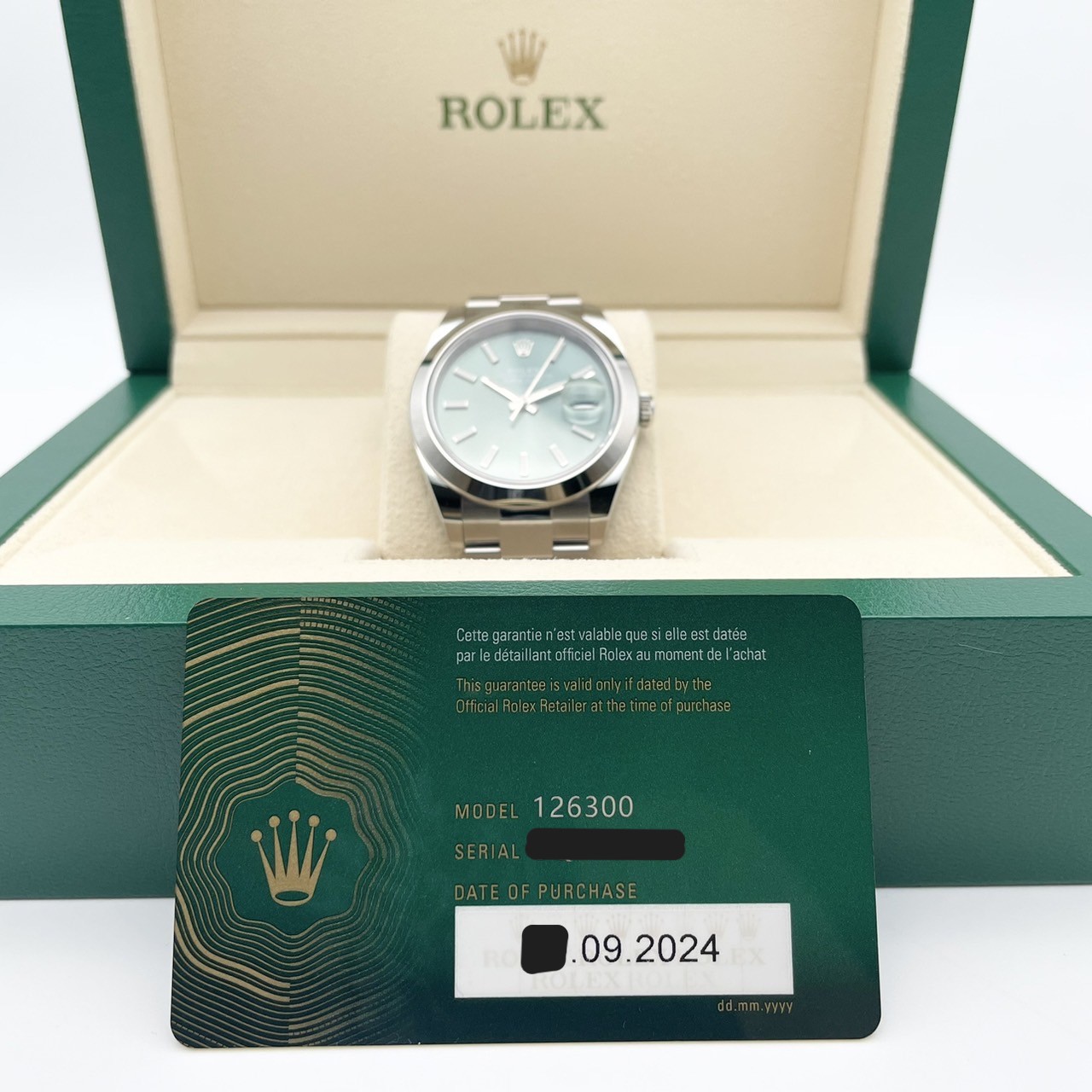 ����å��� �ǥ��ȥ��㥹�� 126300 �ߥ�ȥ��꡼�� �����������֥쥹��å� 41mm