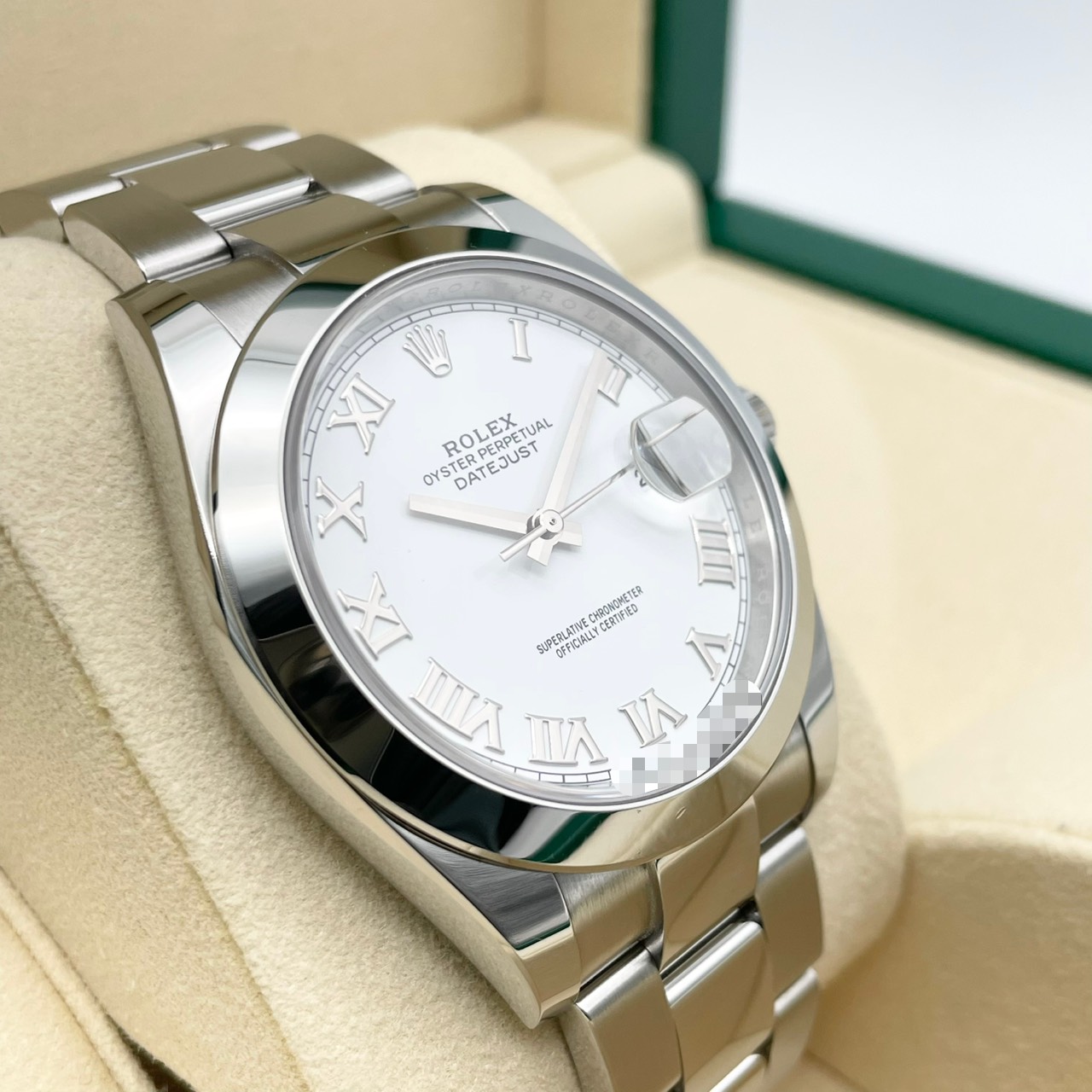 ����å��� �ǥ��ȥ��㥹�� 126300 �ۥ磻�ȥ����ޥ� �����������֥쥹��å� 41mm