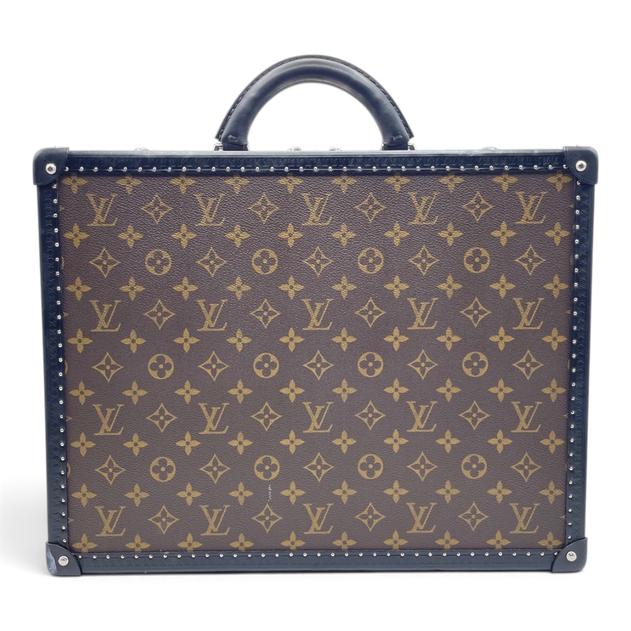 LOUIS VUITTON モノグラム アタッシュケース ルイ・ヴィトン アタッシュケース モノグラム PVC/レザー シルバー金具