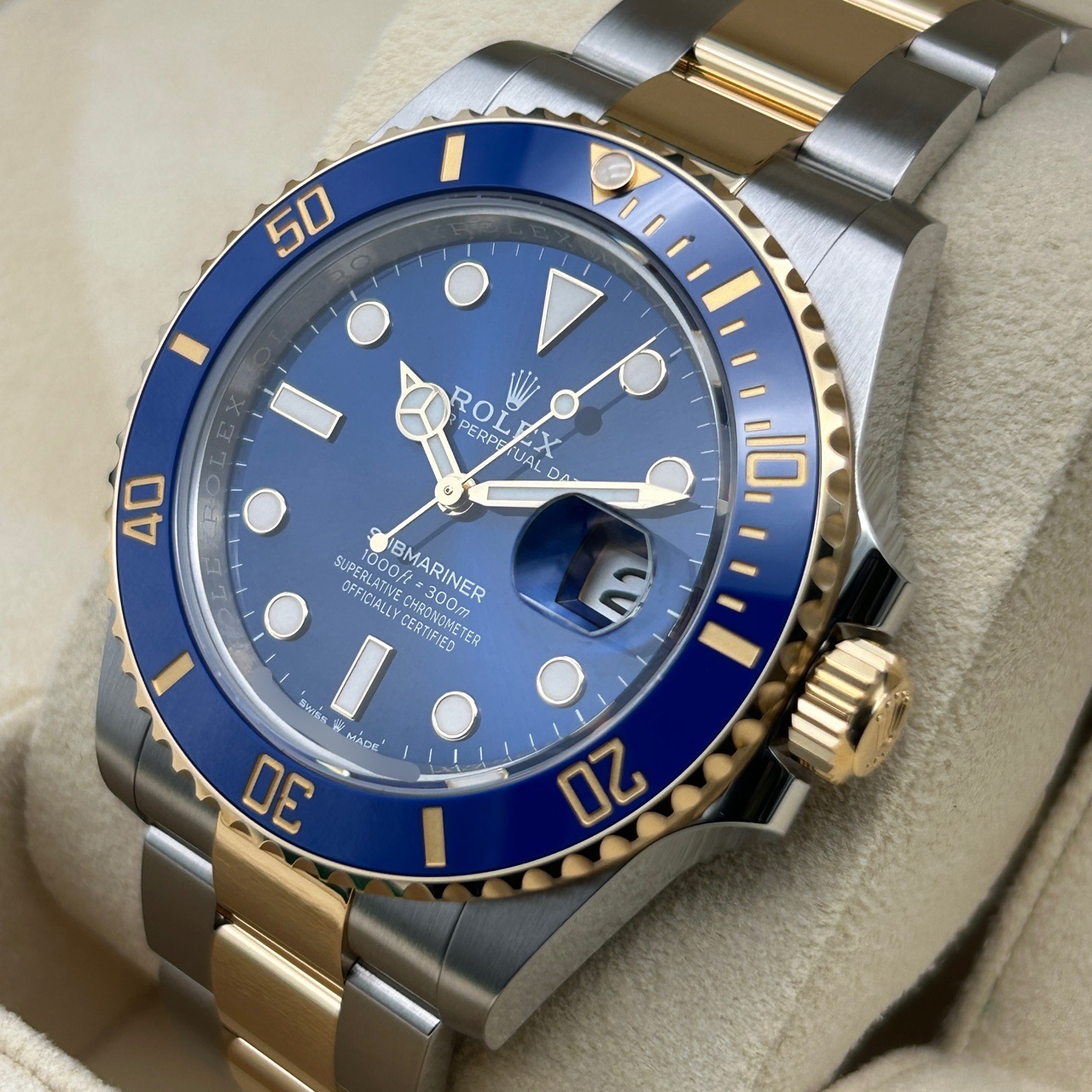 ����å��� ���֥ޥ꡼�ʡ��ǥ��� 126613LB �����������֥쥹��å� �������֥롼 41mm
