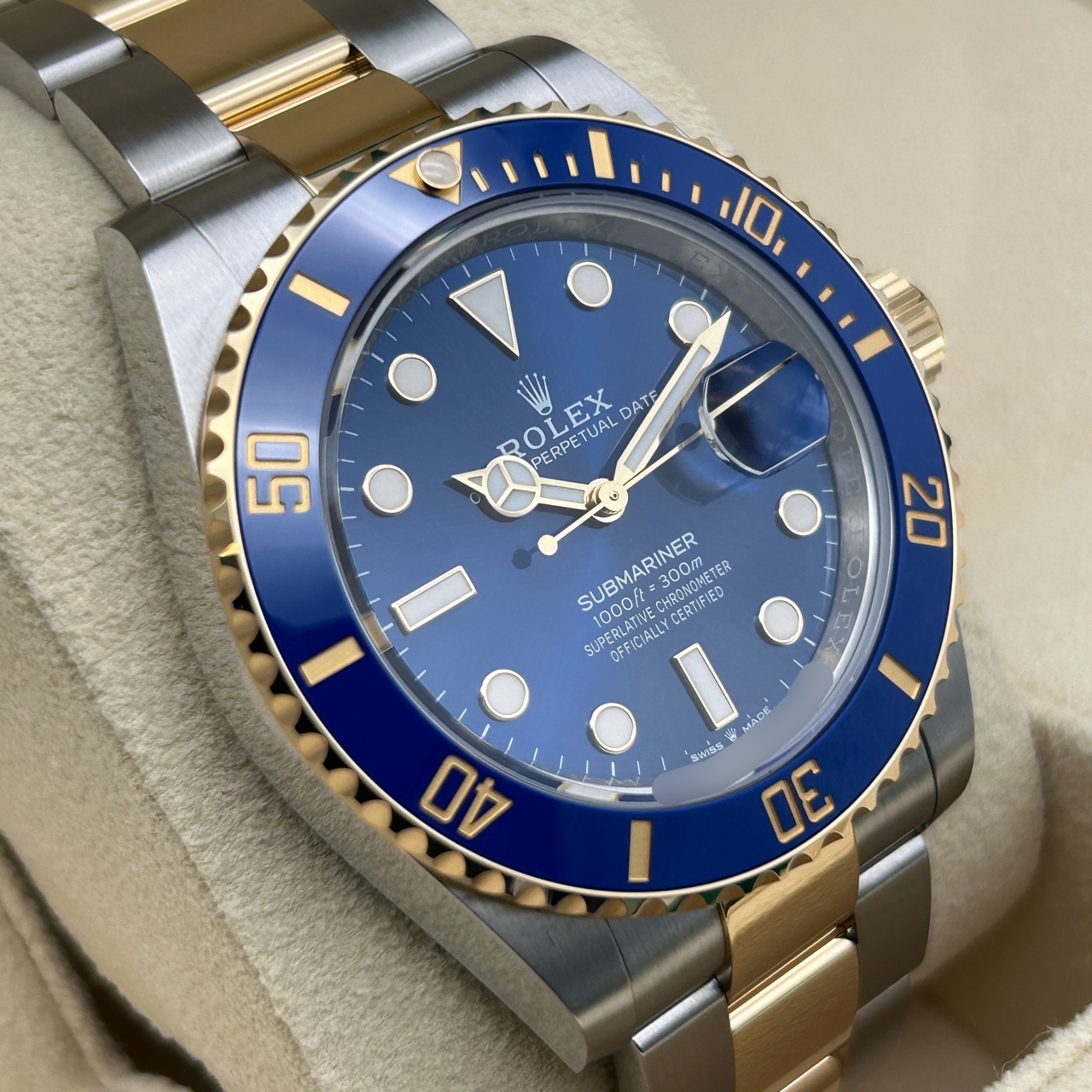 ����å��� ���֥ޥ꡼�ʡ��ǥ��� 126613LB �����������֥쥹��å� �������֥롼 41mm