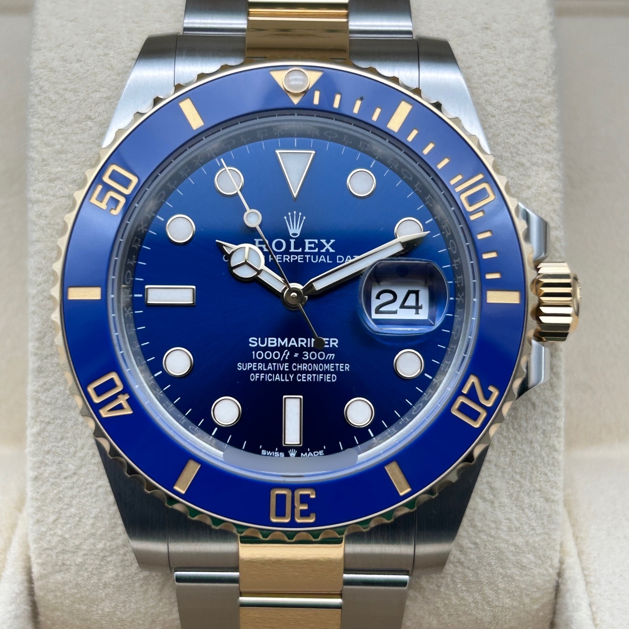 ����å��� ���֥ޥ꡼�ʡ��ǥ��� 126613LB �����������֥쥹��å� �������֥롼 41mm